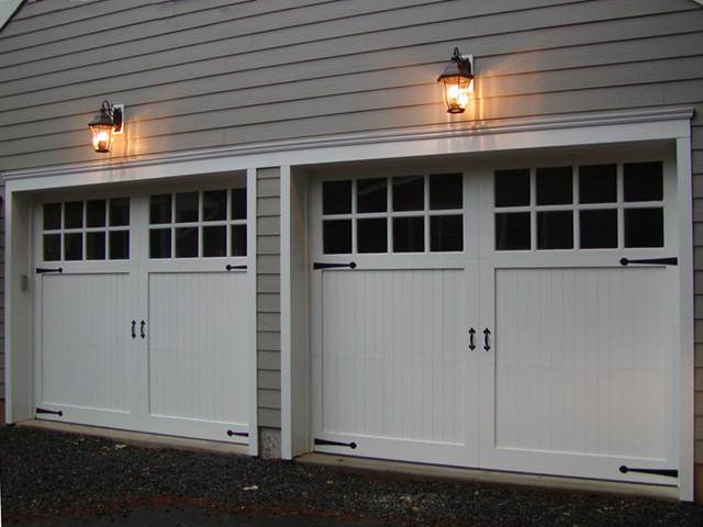 Vinyl Carriage House Garage Doors, How To Build A Carriage House Garage Door